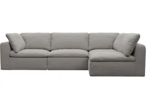 Cloud Deep Boucle Pumice Modular Sofa - 4 Piece by James Lane, a Sofas for sale on Style Sourcebook