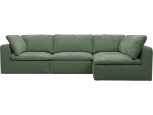 Cloud Deep Tribute Dark Jade Modular Sofa - 4 Piece by James Lane, a Sofas for sale on Style Sourcebook