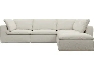 Cloud Deep Boucle Ivory Modular Sofa - 5 Piece by James Lane, a Sofas for sale on Style Sourcebook