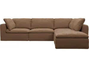 Cloud Deep Tribute Chestnut Modular Sofa - 5 Piece by James Lane, a Sofas for sale on Style Sourcebook