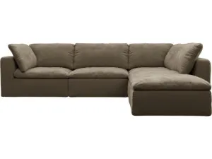 Cloud Deep Tribute Walnut Modular Sofa - 5 Piece by James Lane, a Sofas for sale on Style Sourcebook
