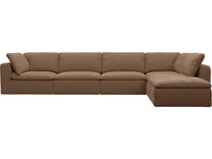 Cloud Deep Tribute Chestnut Modular Sofa - 6 Piece by James Lane, a Sofas for sale on Style Sourcebook