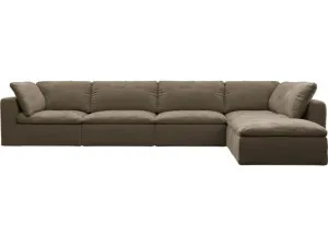 Cloud Deep Tribute Walnut Modular Sofa - 6 Piece by James Lane, a Sofas for sale on Style Sourcebook