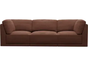 Emily Modular Sofa Muse Rust - 3 Piece by James Lane, a Sofas for sale on Style Sourcebook