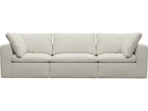 Cloud Boucle Ivory Modular Sofa - 3 Piece by James Lane, a Sofas for sale on Style Sourcebook