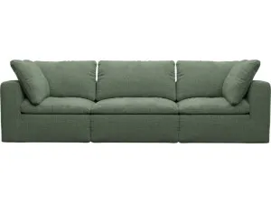 Cloud Tribute Dark Jade Modular Sofa - 3 Piece by James Lane, a Sofas for sale on Style Sourcebook