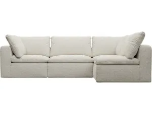 Cloud Boucle Ivory Modular Sofa - 4 Piece by James Lane, a Sofas for sale on Style Sourcebook