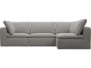 Cloud Boucle Pumice Modular Sofa - 4 Piece by James Lane, a Sofas for sale on Style Sourcebook
