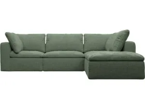 Cloud Tribute Dark Jade Modular Sofa - 5 Piece by James Lane, a Sofas for sale on Style Sourcebook