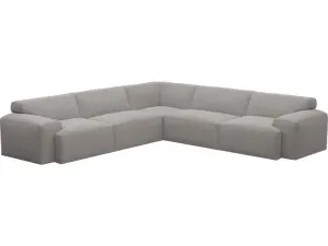 Copenhagen Boucle Pumice Sofa - 5 Seater Corner Sofa by James Lane, a Sofas for sale on Style Sourcebook