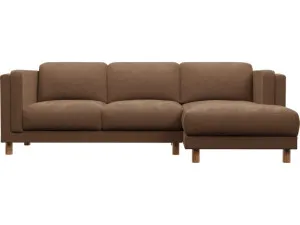 Hayes Tribute Chestnut Chaise Sofa - 3 Seater by James Lane, a Sofas for sale on Style Sourcebook