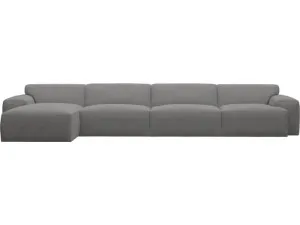 Copenhagen California Slate Chaise Sofa - 4 Seater by James Lane, a Sofas for sale on Style Sourcebook