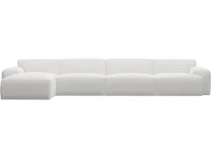 Copenhagen Muse Frost Chaise Sofa - 4 Seater by James Lane, a Sofas for sale on Style Sourcebook