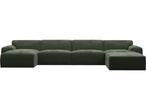 Copenhagen Muse Forest Chaise Sofa - 5 Seater U Shaped Modular by James Lane, a Sofas for sale on Style Sourcebook