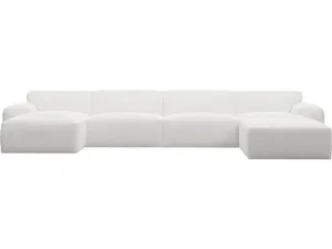 Copenhagen Noa Fog Chaise Sofa - 5 Seater U Shaped Modular by James Lane, a Sofas for sale on Style Sourcebook