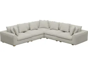 Tully California Ivory Modular Sofa - 5 Piece by James Lane, a Sofas for sale on Style Sourcebook