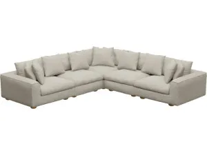 Tully Isla Sea Pearl Modular Sofa - 5 Piece by James Lane, a Sofas for sale on Style Sourcebook