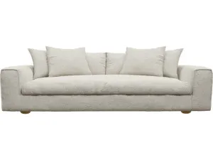 Tully Boucle Ivory Sofa - 3.5 Seater by James Lane, a Sofas for sale on Style Sourcebook