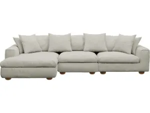 Tully California Ivory Chaise Sofa - 3 Seater by James Lane, a Sofas for sale on Style Sourcebook