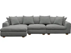 Tully Maya Flint Chaise Sofa - 3 Seater by James Lane, a Sofas for sale on Style Sourcebook
