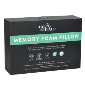 Art & Science Memory Foam Cooling Pillow by James Lane, a Pillows for sale on Style Sourcebook