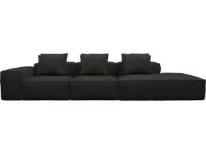 Riley California Charcoal Modular Sofa - 1x Arm, 2x Armless, 1x Right Terminal by James Lane, a Sofas for sale on Style Sourcebook