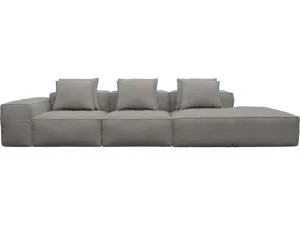 Riley Isla Soft Grey Modular Sofa - 1x Arm, 2x Armless, 1x Right Terminal by James Lane, a Sofas for sale on Style Sourcebook