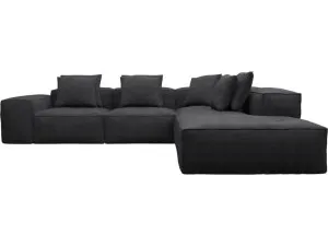 Riley Plaza Flint Grey Modular Sofa - Arm, 2x Armless, Corner, Right Terminal by James Lane, a Sofas for sale on Style Sourcebook