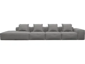 Riley California Slate Modular Sofa - 1x Arm, 3x Armless, 1x Left Terminal by James Lane, a Sofas for sale on Style Sourcebook