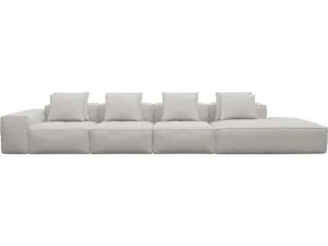 Riley Avon Mineral Modular Sofa - 1x Arm, 3x Armless, 1x Right Terminal by James Lane, a Sofas for sale on Style Sourcebook