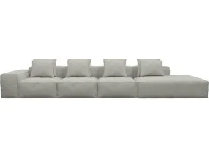 Riley Toorak Pebble Modular Sofa - 1x Arm, 3x Armless, 1x Right Terminal by James Lane, a Sofas for sale on Style Sourcebook