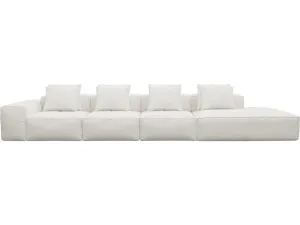 Riley Tribute Ice Modular Sofa - 1x Arm, 3x Armless, 1x Right Terminal by James Lane, a Sofas for sale on Style Sourcebook