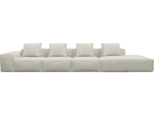 Riley Toorak Pearl Modular Sofa - 1x Arm, 3x Armless, 1x Right Terminal by James Lane, a Sofas for sale on Style Sourcebook