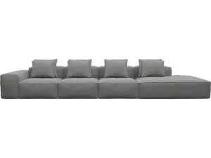 Riley Maya Flint Modular Sofa - 1x Arm, 3x Armless, 1x Right Terminal by James Lane, a Sofas for sale on Style Sourcebook