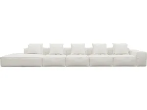 Riley Tribute Ice Modular Sofa - 1x Arm, 4x Armless, 1x Left Terminal by James Lane, a Sofas for sale on Style Sourcebook