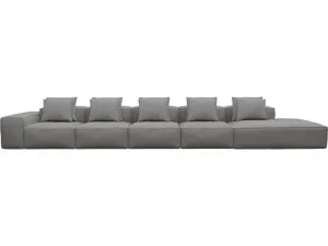 Riley California Slate Modular Sofa - 1x Arm, 4x Armless, 1x Right Terminal by James Lane, a Sofas for sale on Style Sourcebook