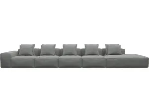 Riley Maya Flint Modular Sofa - 1x Arm, 4x Armless, 1x Right Terminal by James Lane, a Sofas for sale on Style Sourcebook
