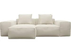 Riley Alpine Mist Modular Sofa - 2 Seater Chaise by James Lane, a Sofas for sale on Style Sourcebook