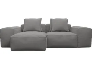Riley California Slate Modular Sofa - 2 Seater Chaise by James Lane, a Sofas for sale on Style Sourcebook