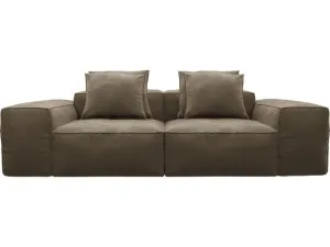 Riley Tribute Walnut Modular Sofa - 2 Seater by James Lane, a Sofas for sale on Style Sourcebook