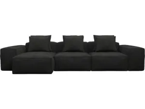 Riley California Charcoal Modular Sofa - 3 Seater Chaise by James Lane, a Sofas for sale on Style Sourcebook