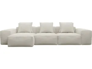 Riley Toorak Pearl Modular Sofa - 3 Seater Chaise by James Lane, a Sofas for sale on Style Sourcebook
