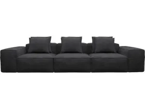 Riley Plaza Flint Grey Modular Sofa - 3 Seater by James Lane, a Sofas for sale on Style Sourcebook