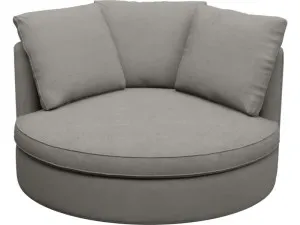 Adore Isla Soft Grey Swivel Chair by James Lane, a Chairs for sale on Style Sourcebook