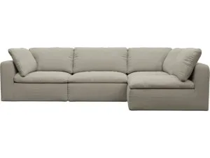 Cloud Deep Plaza Natural Modular Sofa - 4 Piece by James Lane, a Sofas for sale on Style Sourcebook