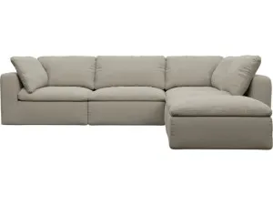 Cloud Deep Plaza Natural Modular Sofa - 5 Piece by James Lane, a Sofas for sale on Style Sourcebook