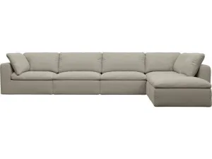 Cloud Deep Plaza Natural Modular Sofa - 6 Piece by James Lane, a Sofas for sale on Style Sourcebook