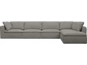 Cloud Deep Isla Soft Grey Modular Sofa - 6 Piece by James Lane, a Sofas for sale on Style Sourcebook