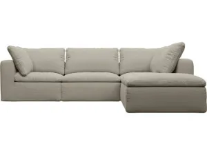 Cloud Plaza Natural Modular Sofa - 5 Piece by James Lane, a Sofas for sale on Style Sourcebook