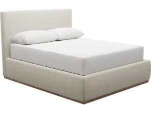 Haven Gas Lift Bed Boucle Ivory by James Lane, a Beds & Bed Frames for sale on Style Sourcebook
